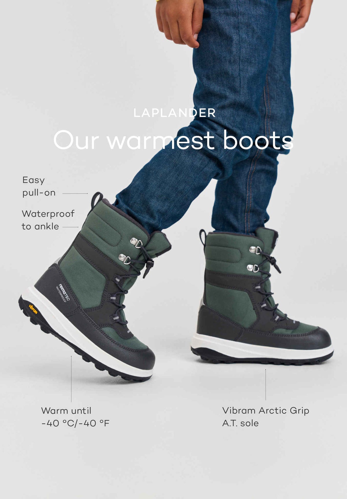 Kids' waterproof winter boots Laplander 2.0