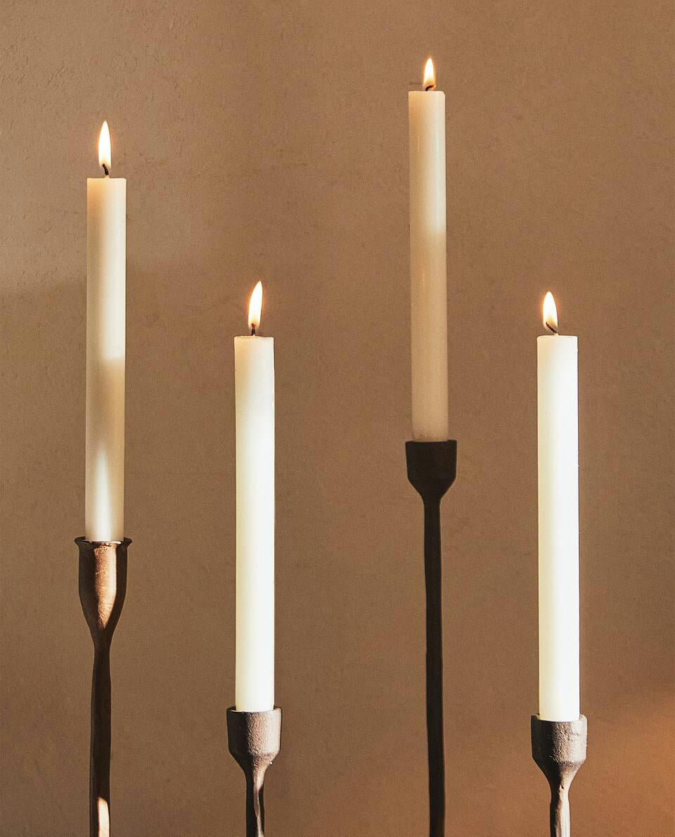 LONG CYLINDRICAL CANDLE (PACK OF 4)