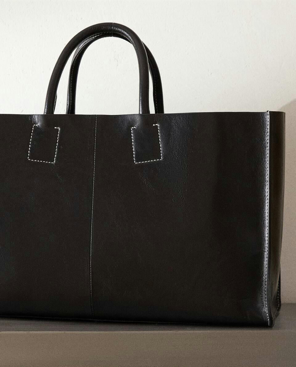 LEATHER TOTE BAG