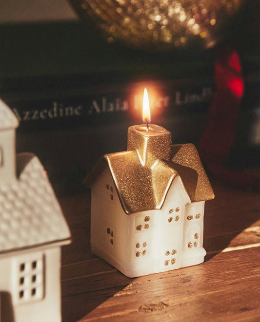 CHRISTMAS HOUSE DECORATIVE CANDLE