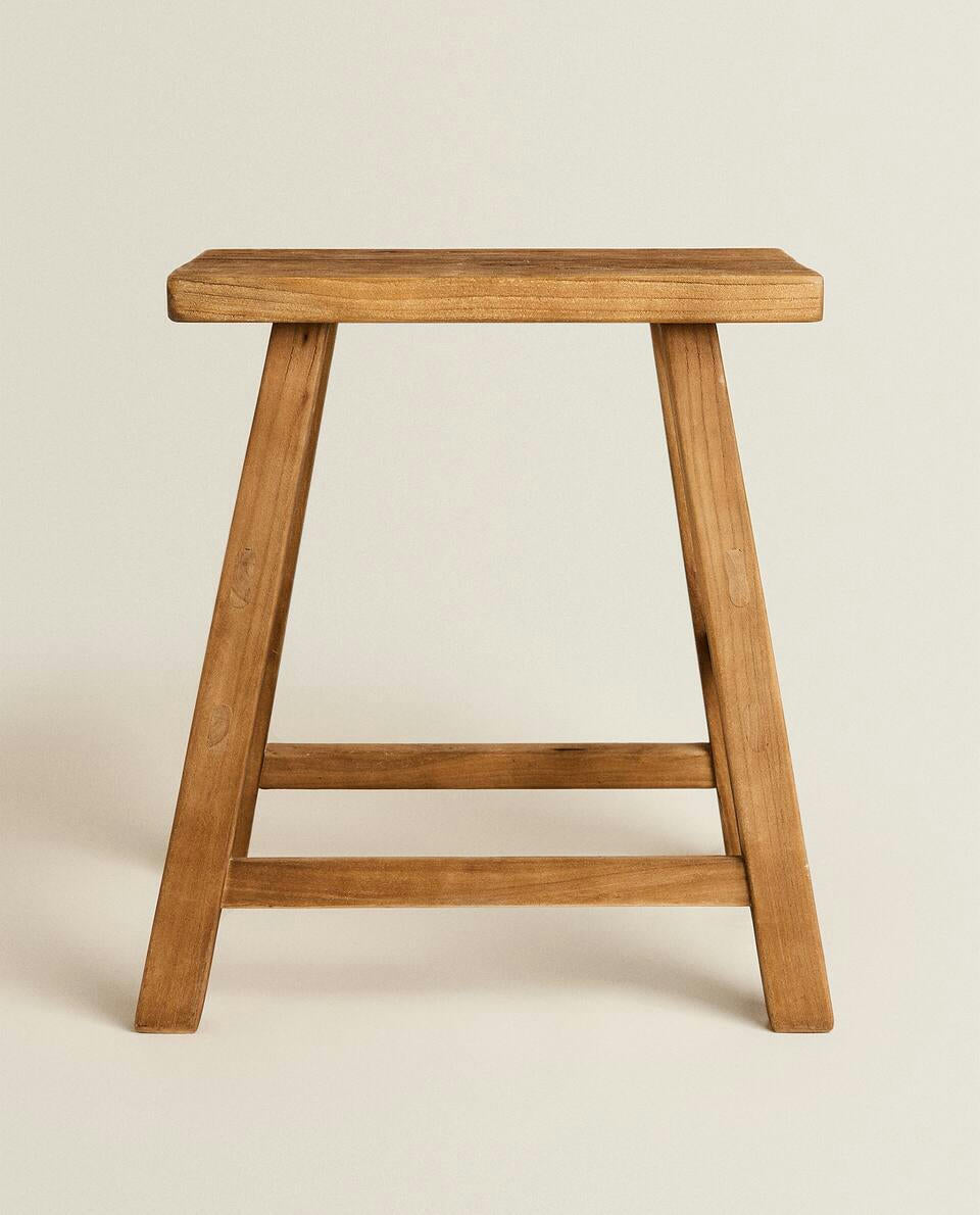 ELM WOOD STOOL