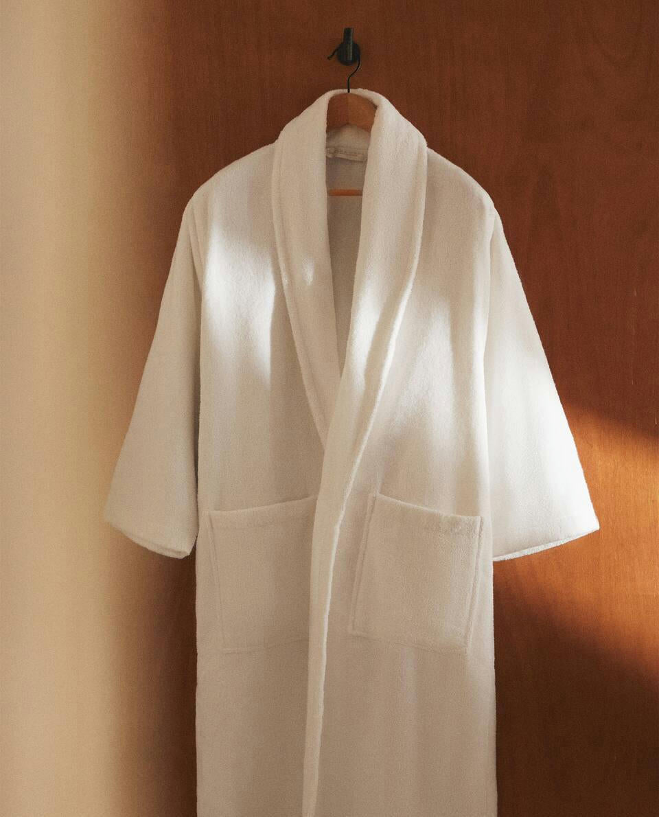 EXTRA SOFT BATHROBE WITH SHAWL COLLAR