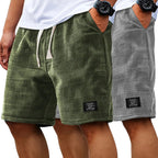 Men's 2-Pack Waffle Casual Shorts