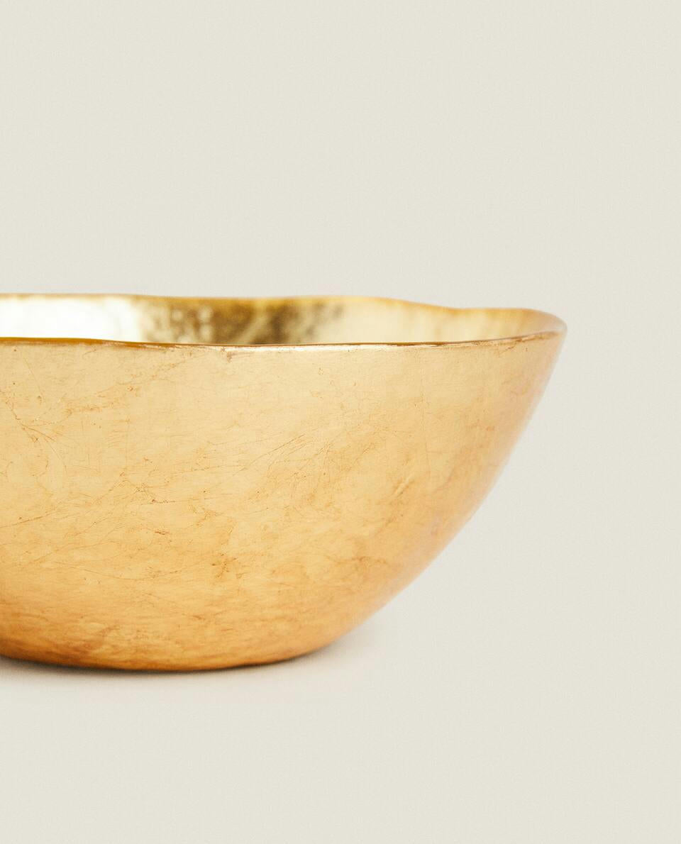 GOLDEN GLASS BOWL