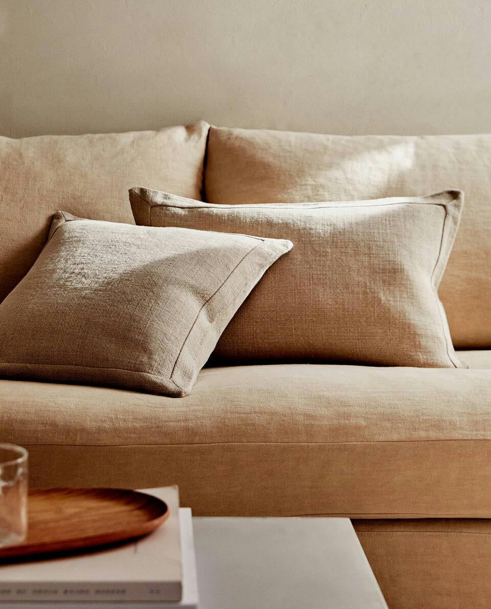 LINEN CUSHION COVER