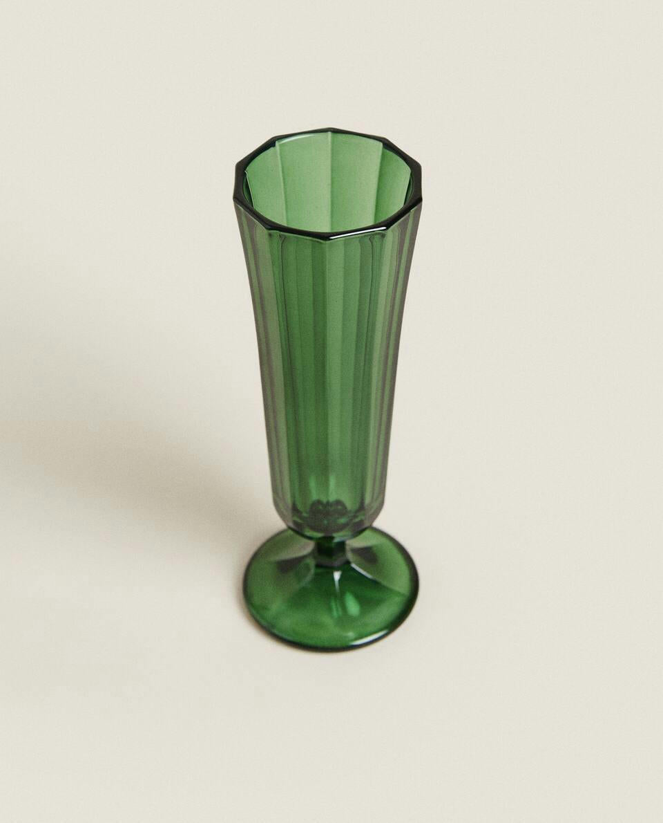 FACETED GLASSWARE SET