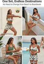 3 Piece Tankini with Shorts🔥Buy 2 Free Shipping