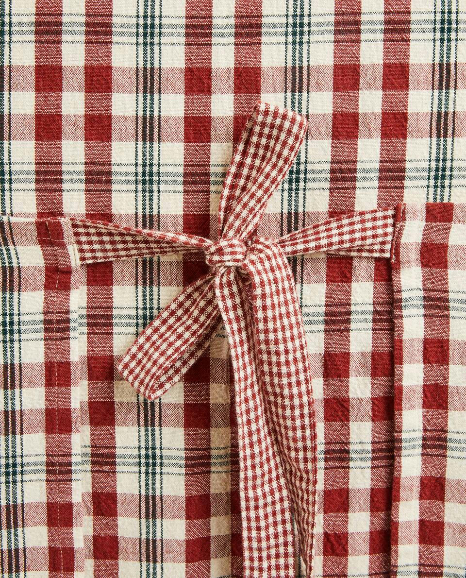 CHRISTMAS CHECK APRON