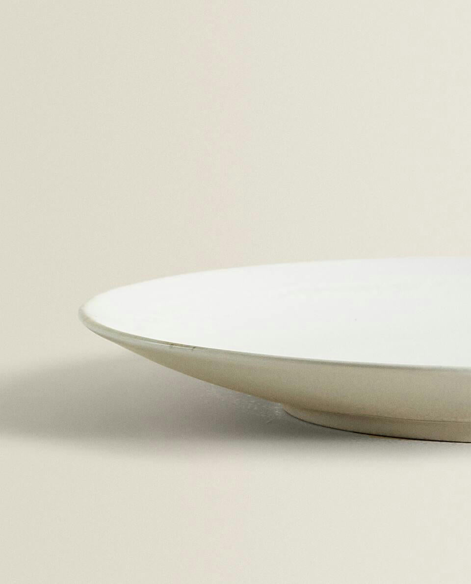 STONEWARE DESSERT PLATE