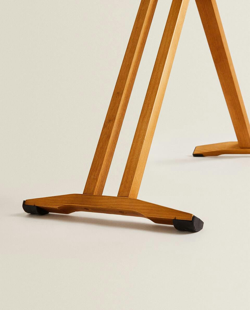WOOD AND METAL IRONING BOARD