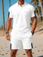 📢📢40% OFF !! ⏰Men's Casual Short-Sleeve Shorts Set