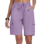 Women's Quick-Dry Cargo Shorts with Pockets
