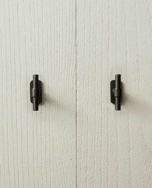 LONG METAL DOOR KNOB (PACK OF 2)