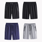 Men's Plus Size Ice Silk Stretch Shorts