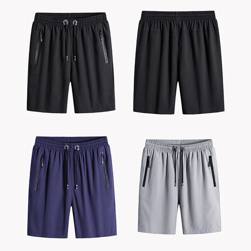 Herren Übergrößen Eisseide Stretch-Shorts