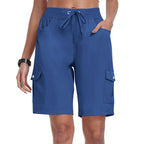 Women's Quick-Dry Cargo Shorts with Pockets