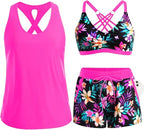 3 Piece Tankini with Shorts🔥Buy 2 Free Shipping