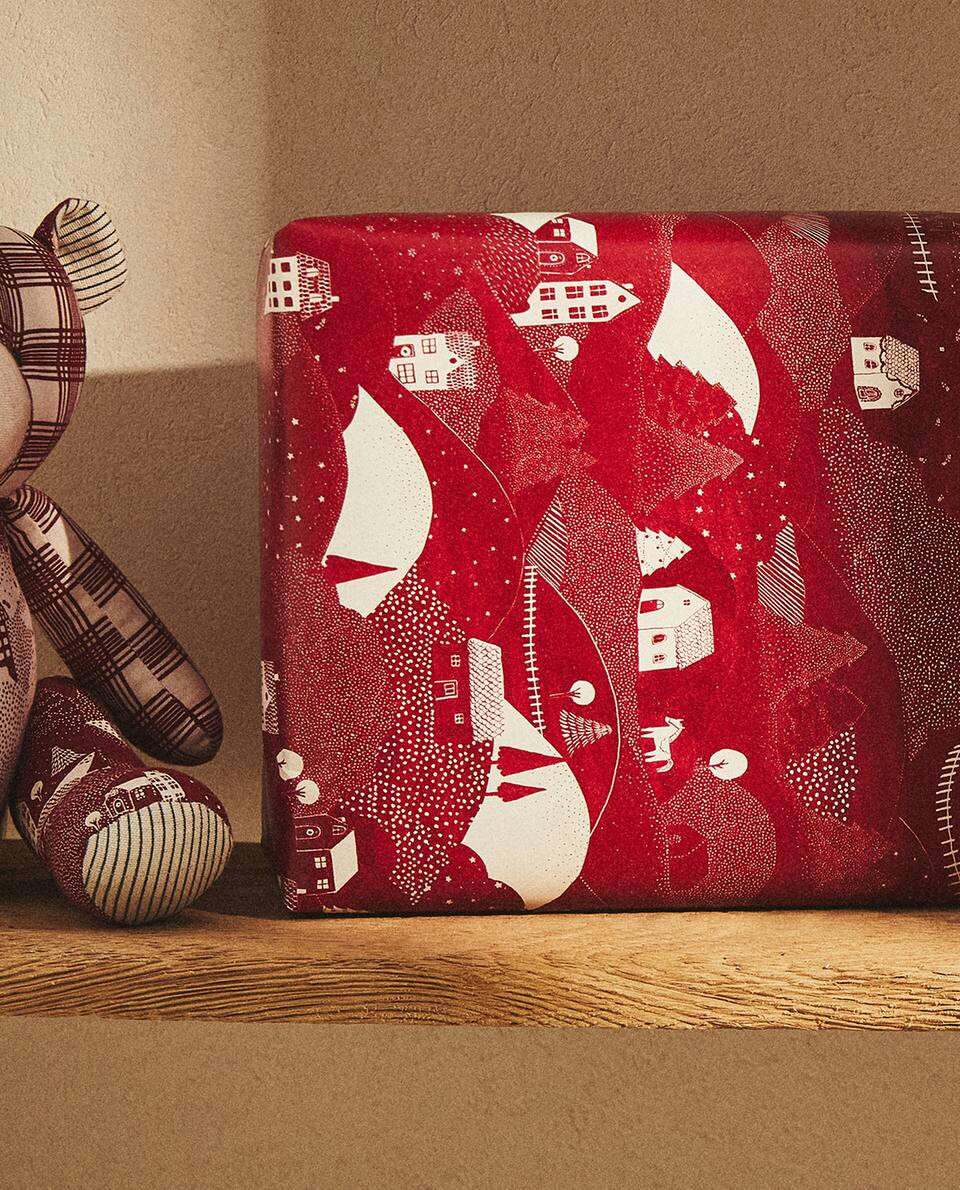 CHRISTMAS LANDSCAPE WRAPPING PAPER