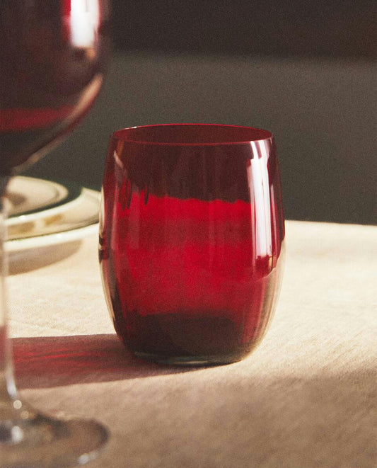 PLAIN CHRISTMAS GLASSWARE SET