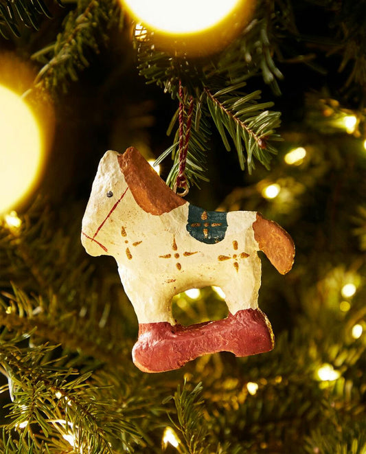 ROCKING HORSE CHRISTMAS DECORATION