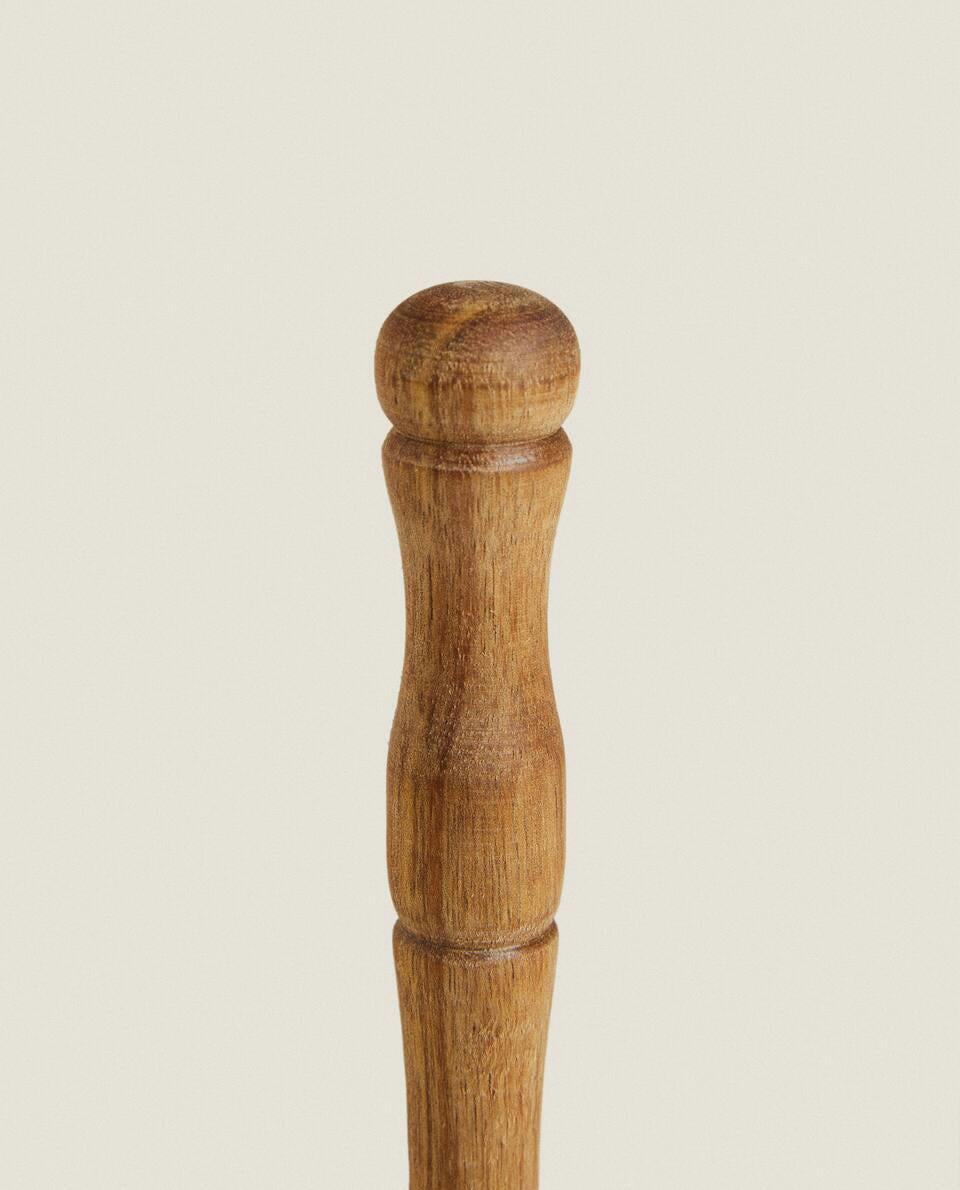 ACACIA WOOD ROLL HOLDER