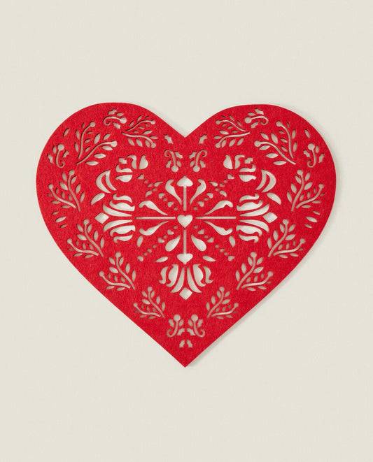 CHRISTMAS HEART FELT PLACEMAT
