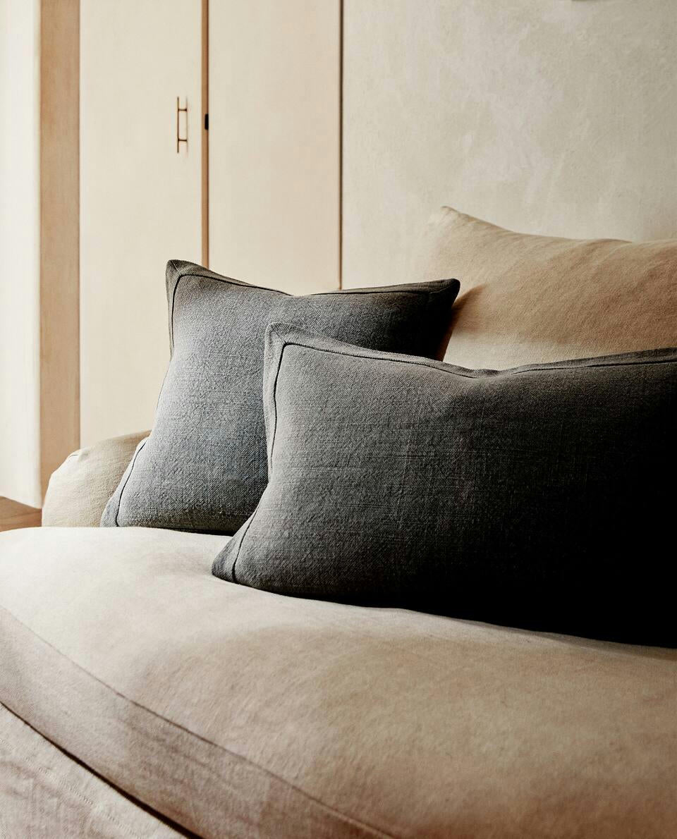 LINEN CUSHION COVER