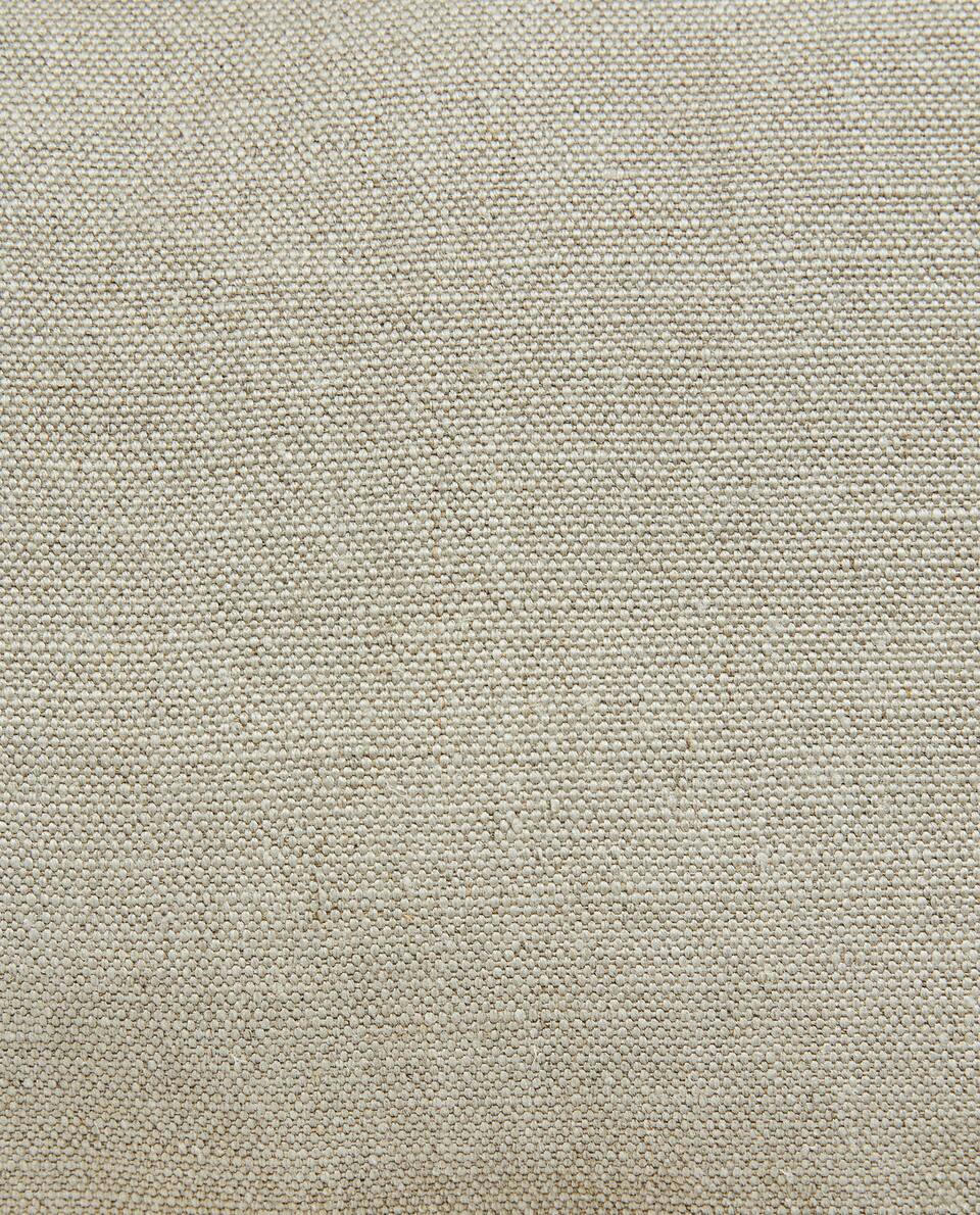 LINEN AND VELVET CUSHION COVER
