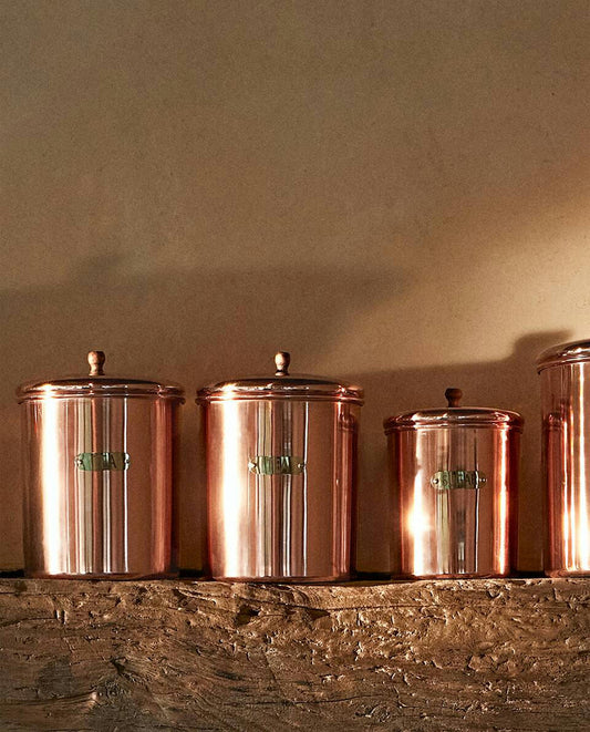 COPPER STORAGE JAR