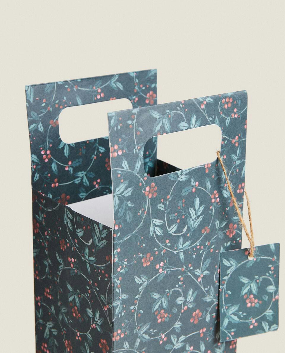 CHRISTMAS WINE GIFT BAGS (PACK OF 2)