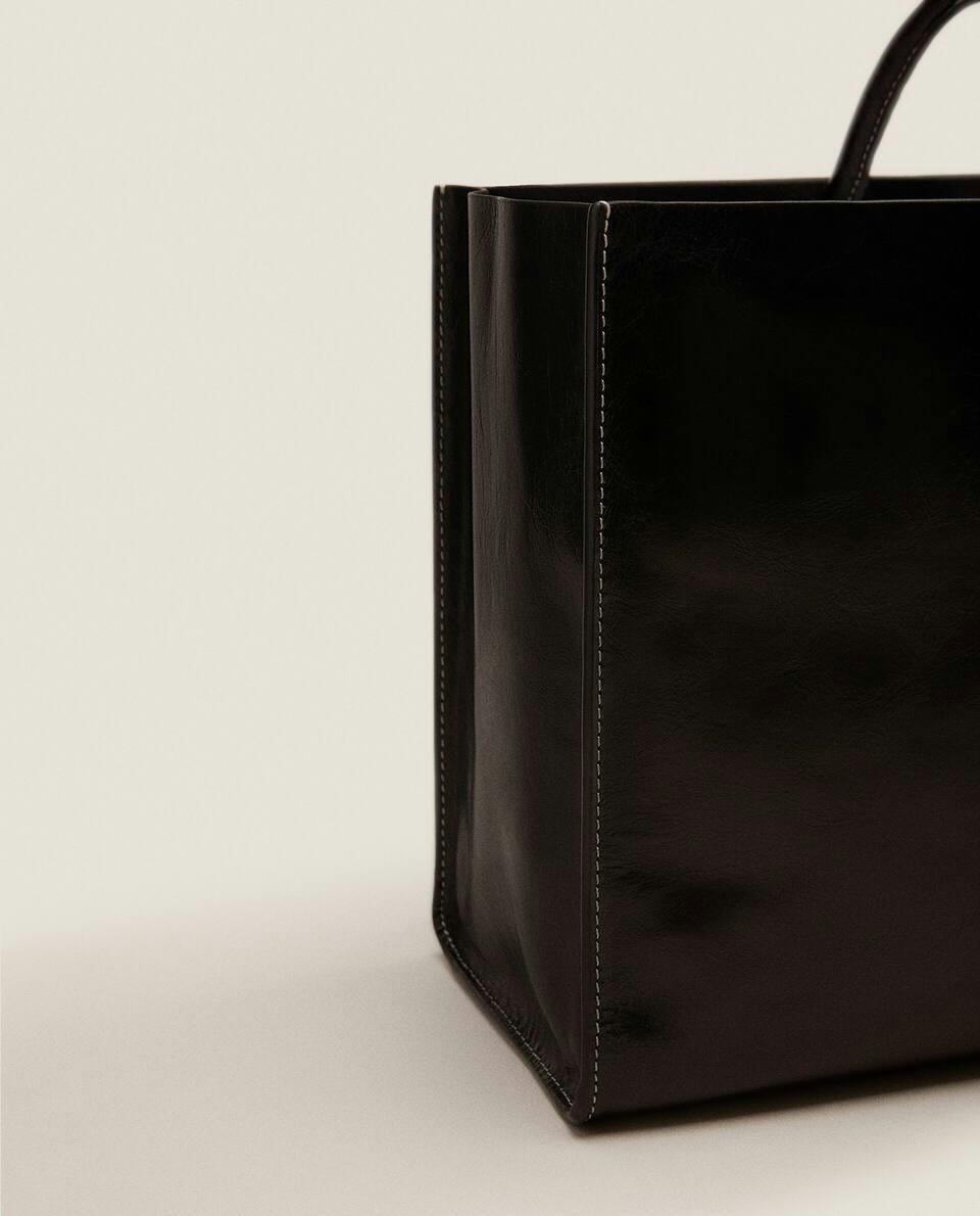 LEATHER TOTE BAG