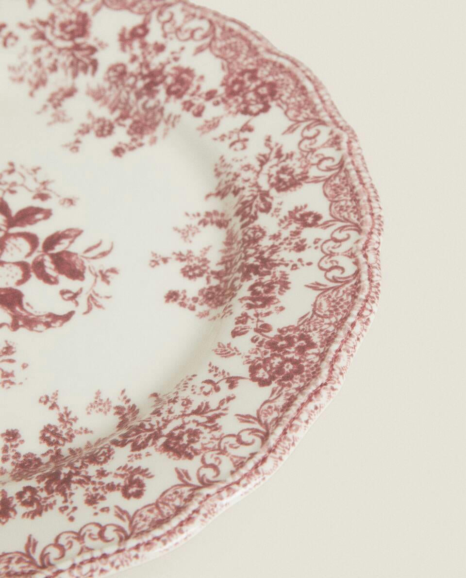 FLORAL EARTHENWARE TABLEWARE