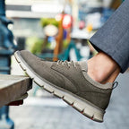 Men's Orthopedic Casual Ultra Comfortable Lightweight Genuine Vegan Leather Shoes