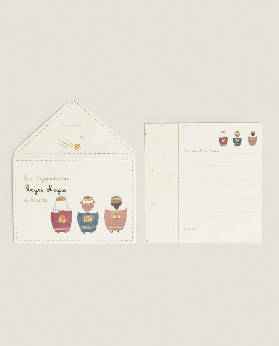 CHILDREN¡¯S THREE WISE MEN CHRISTMAS CARD SET