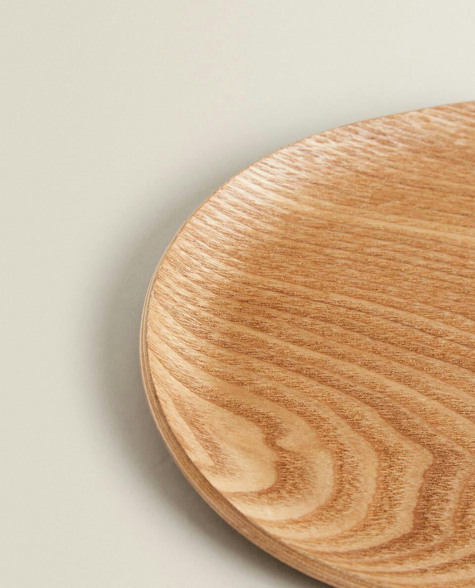 OVAL WOODEN TRAY