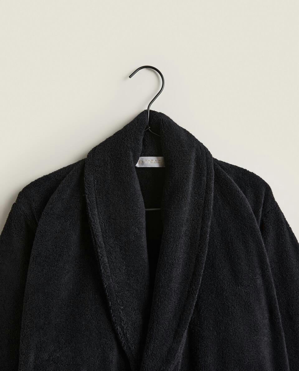 EXTRA SOFT BATHROBE WITH SHAWL COLLAR