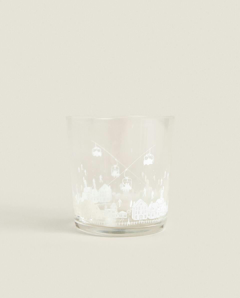 CHRISTMAS SKI SLOPE TRANSFER TUMBLER