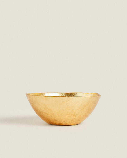 GOLDEN GLASS BOWL