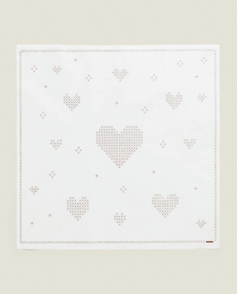 CHRISTMAS HEARTS OVEN PAPER PACK (PACK OF 20)