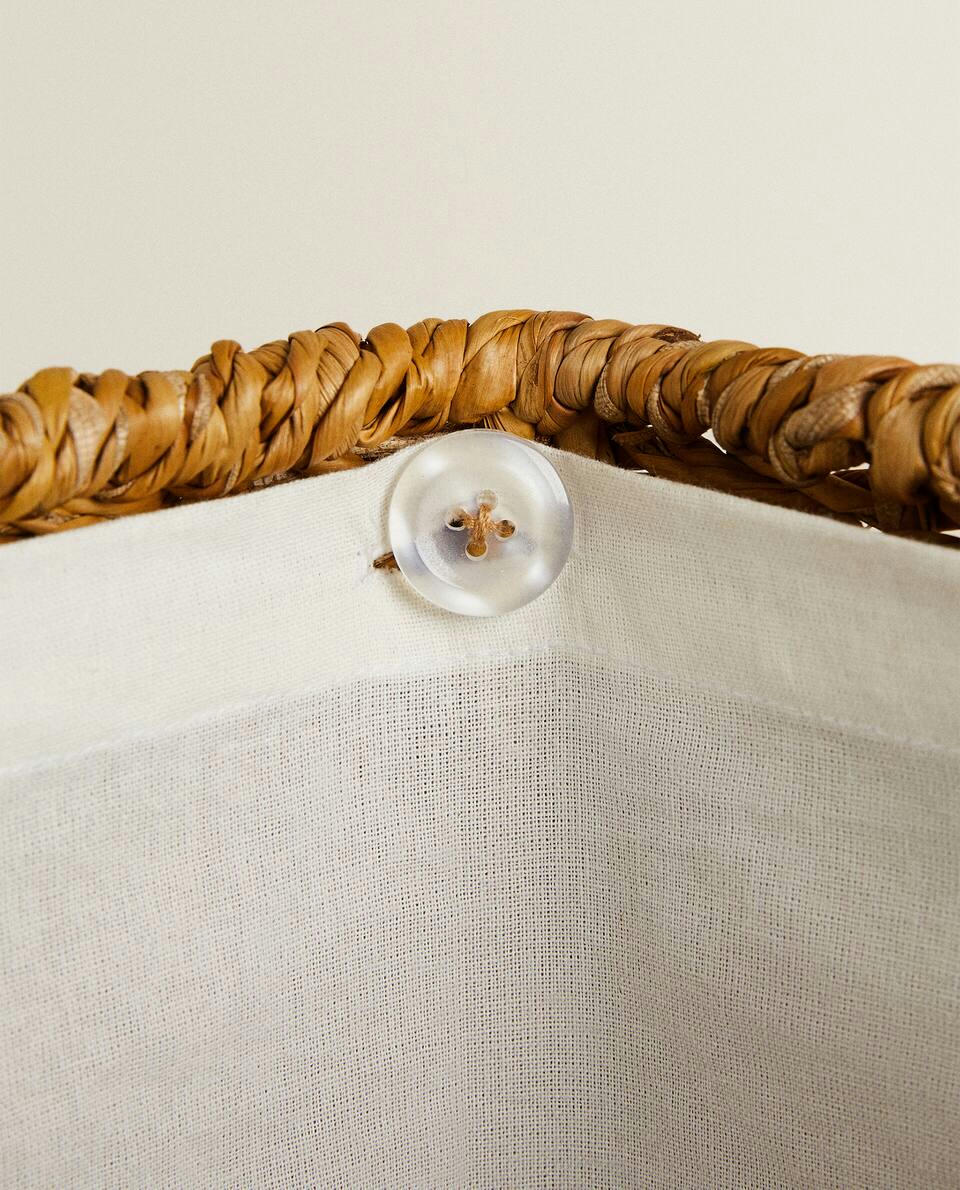 WOVEN LAUNDRY BASKET