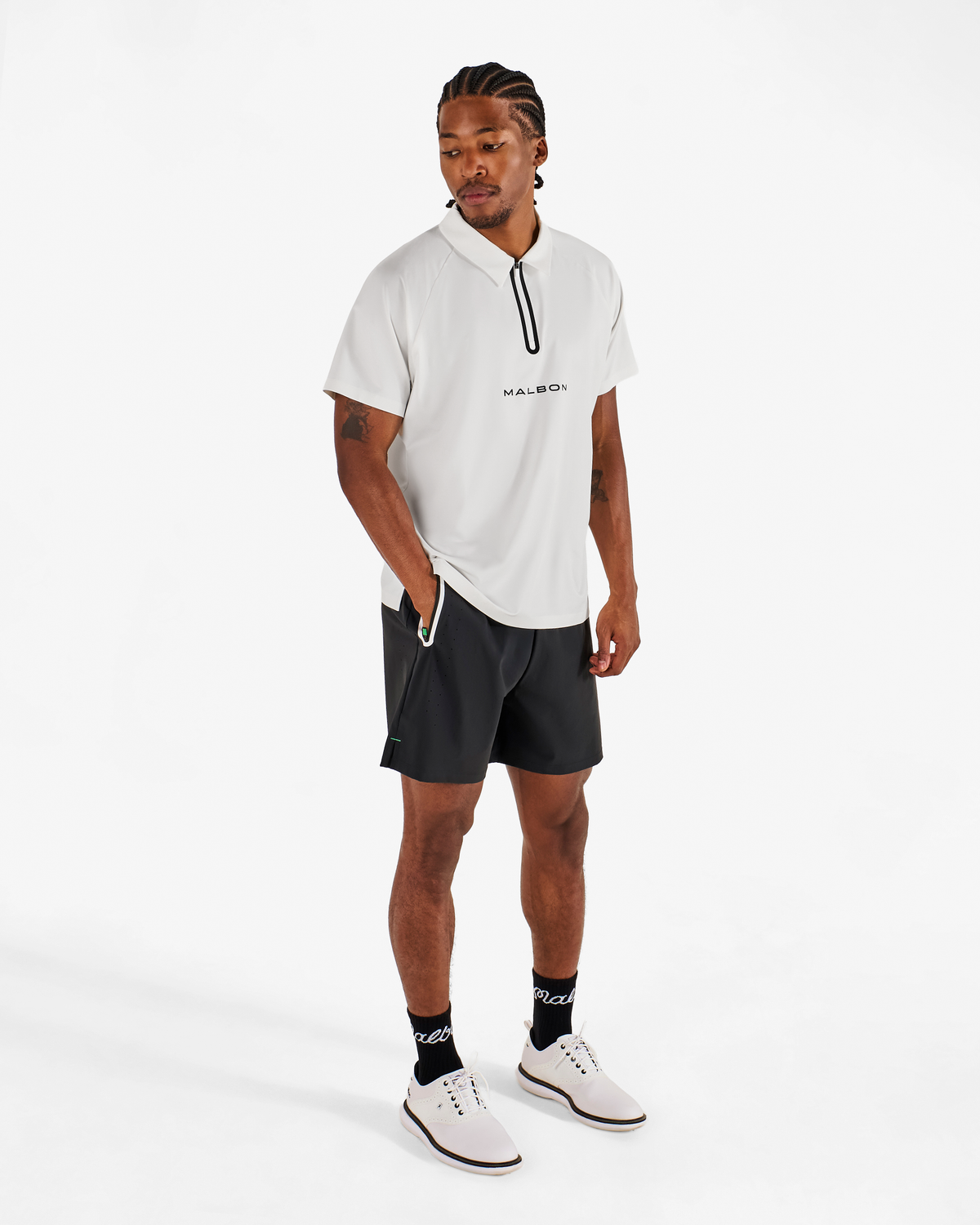 PERFORMANCE ZIP RAGLAN POLO