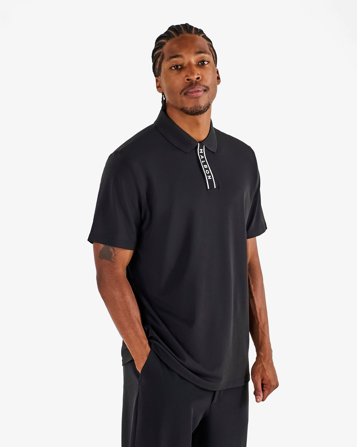 BLOCK PLACKET POLO