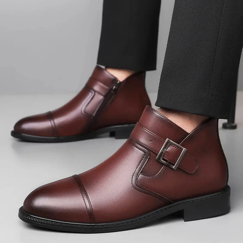 Charles Leather Chelsea Boots
