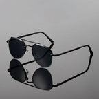 Lightweight Alloy Frame Arc Sunglasses