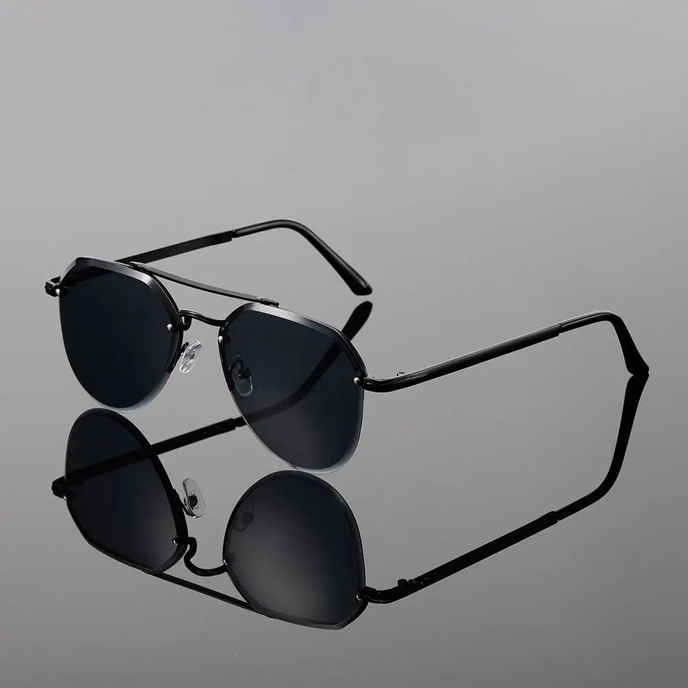 Lightweight Alloy Frame Arc Sunglasses