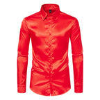 Adrano Satin Button Shirt