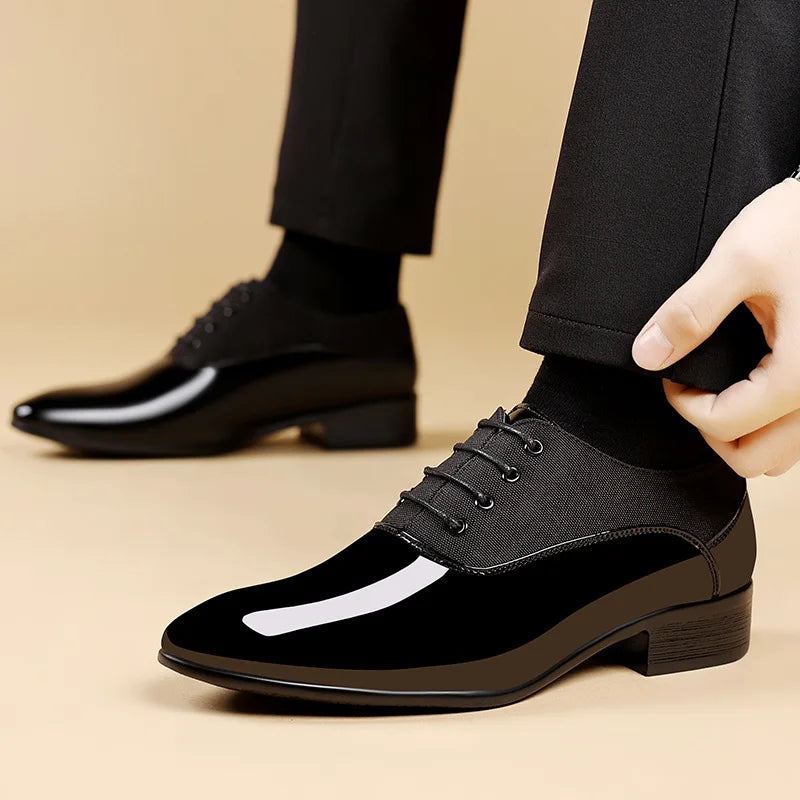 Mason Polished Patent Oxfords