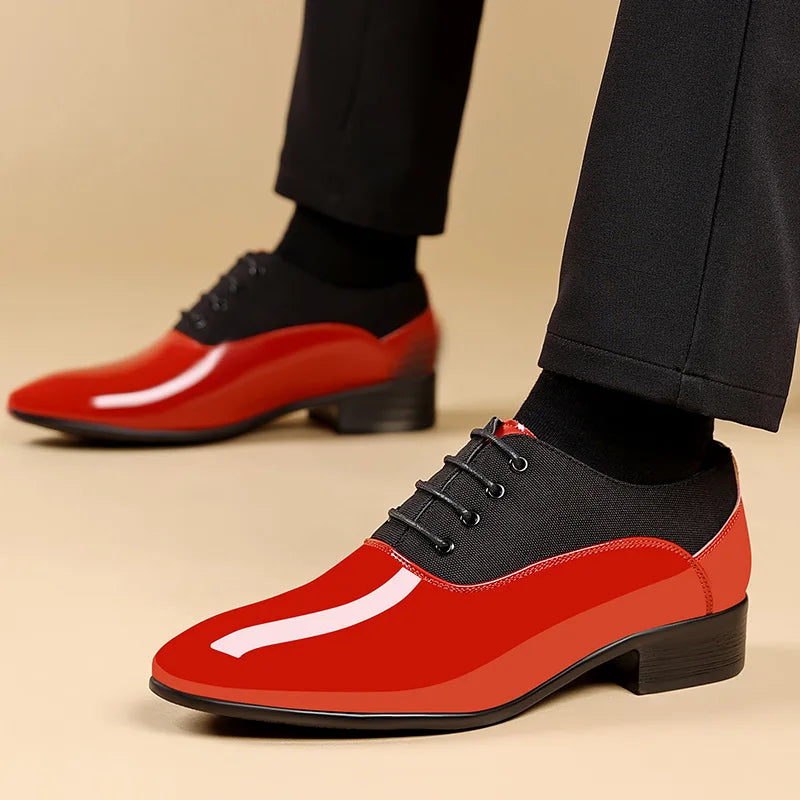 Mason Polished Patent Oxfords