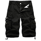 Men's Cargo Shorts Multi Pockets Twill Cargo Shorts