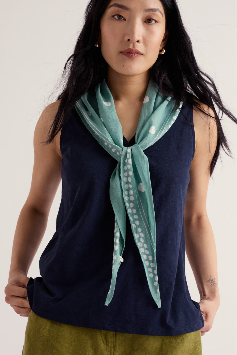 Posy Triangle Scarf
